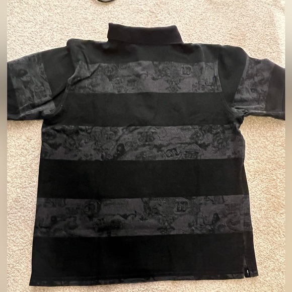 NWOT Wckd polo black/grey Lg - Picture 2 of 11